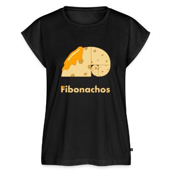Fibonachos - Fibonacci Mathe Nerd Shirt Nachos - Frauen Premium Bio Top - Schwarz - Vorne - AI Model Female 172 light (172cm)