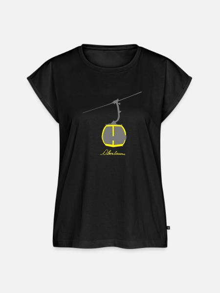 Gondel Obertauern - Frauen Premium Bio Top - Schwarz