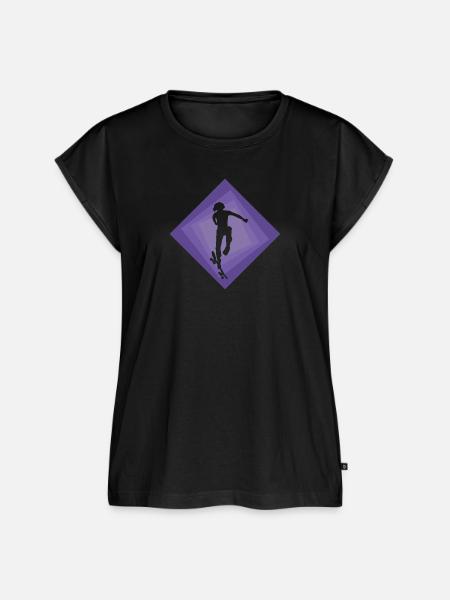 Halfpipe Skateboarding - Frauen Premium Bio Top - Schwarz