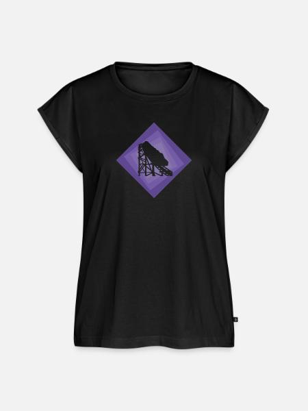 Rummel Achterbahn - Frauen Premium Bio Top - Schwarz