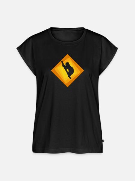 Faul Rest Müdigkeit - Frauen Premium Bio Top - Schwarz