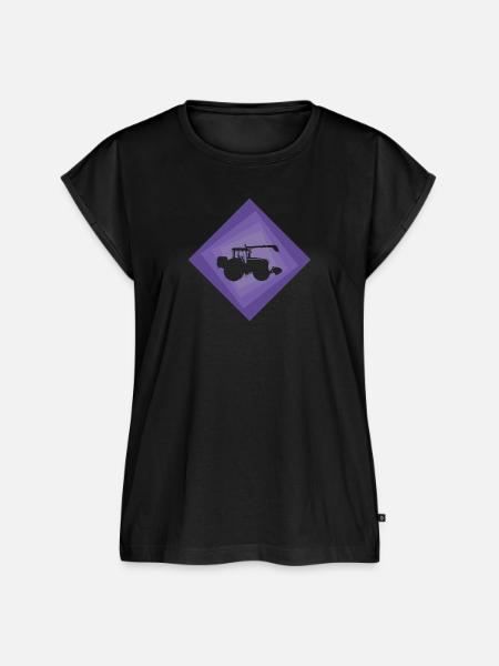 Landwirt Bauer Hof - Frauen Premium Bio Top - Schwarz