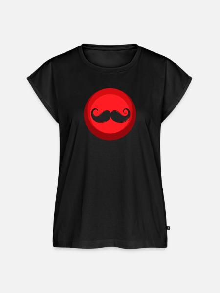 Bart November Gentleman - Frauen Premium Bio Top - Schwarz