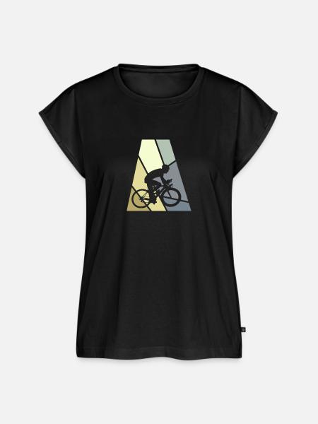 Radfahrer Bicycle - Frauen Premium Bio Top - Schwarz