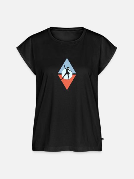 Ballett Tänzerin - Frauen Premium Bio Top - Schwarz