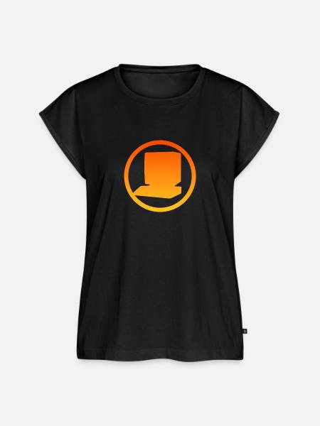 Computerarbeit Computer Tech - Frauen Premium Bio Top - Schwarz