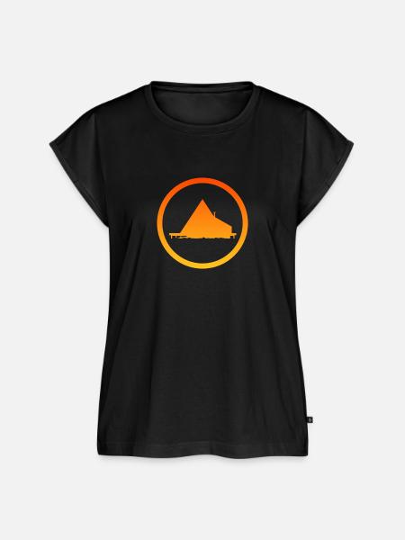 Camping Modern Haus - Frauen Premium Bio Top - Schwarz