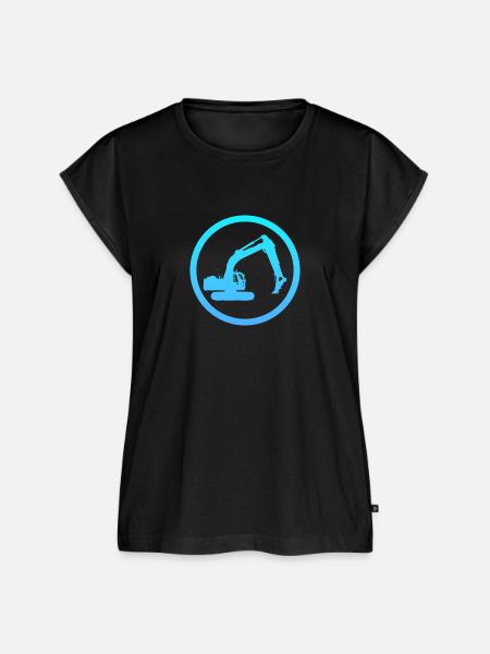Baggerfahrer Baggerfahrer Bagger - Frauen Premium Bio Top - Schwarz