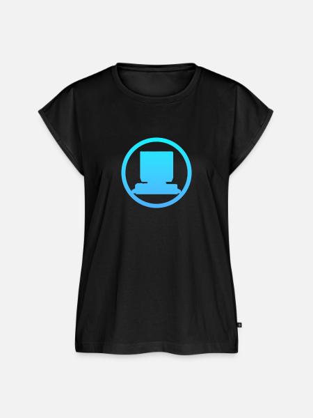 Computerarbeit Computer Internet - Frauen Premium Bio Top - Schwarz