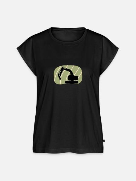 Baustelle Bauarbeiter Bauarbeiter - Frauen Premium Bio Top - Schwarz
