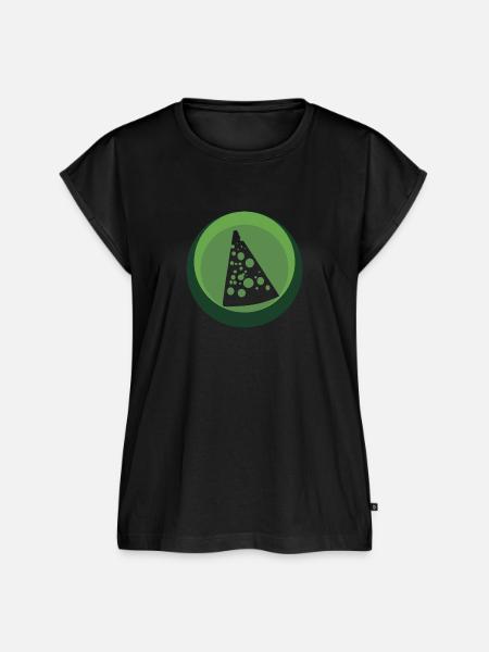 Käse Feinschmecker Maus - Frauen Premium Bio Top - Schwarz