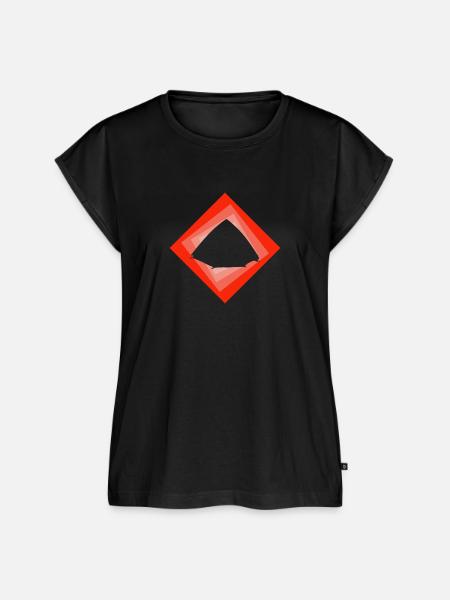 Camping Zelten Zelt - Frauen Premium Bio Top - Schwarz
