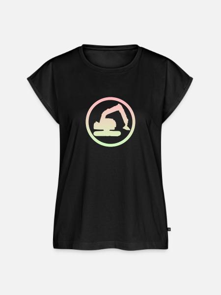 Baggerfahrer Baggerfahrer Baggerfahrerin - Frauen Premium Bio Top - Schwarz
