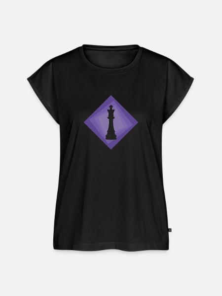 Schach Schachmatt Strategie - Frauen Premium Bio Top - Schwarz