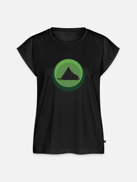 Modern Camping Modern - Frauen Premium Bio Top - Schwarz