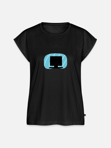 Computer Tech Computer - Frauen Premium Bio Top - Schwarz