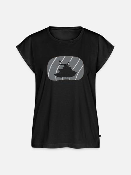 Jetski Motorschlitten - Frauen Premium Bio Top - Schwarz