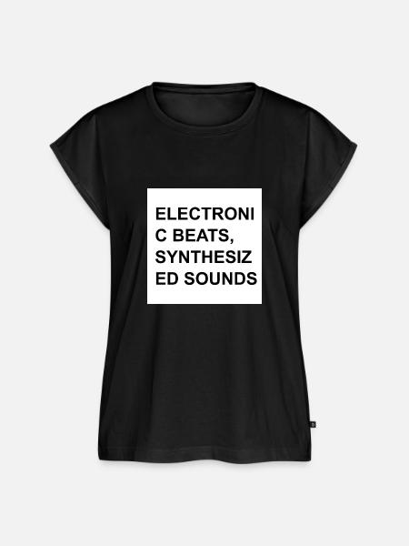 Electronic Dance Music - Frauen Premium Bio Top - Schwarz