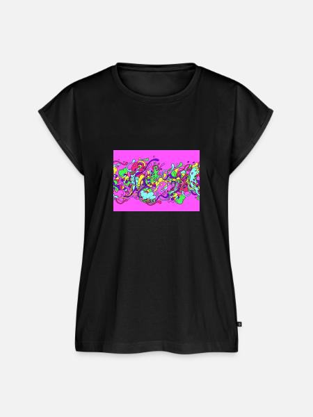 Slime - Frauen Premium Bio Top - Schwarz