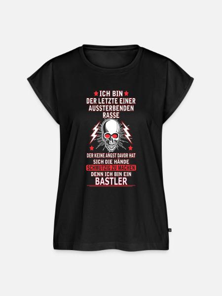 BASTLER - Frauen Premium Bio Top - Schwarz