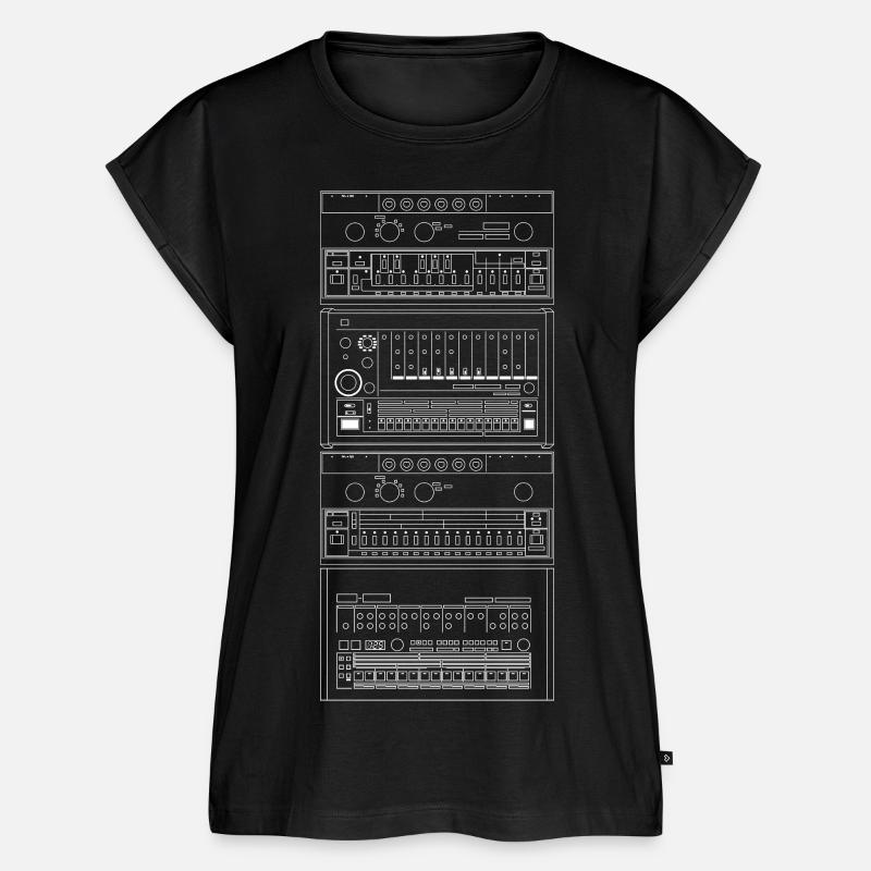 Synth Classix - Women’s Premium Organic Top - black