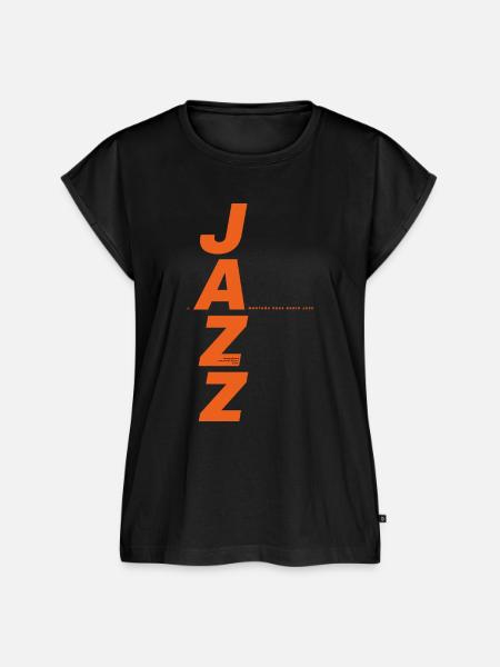 Donner Jazz - Frauen Premium Bio Top - Schwarz