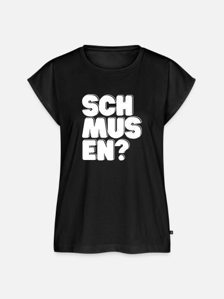 Schmusen? - Frauen Premium Bio Top - Schwarz