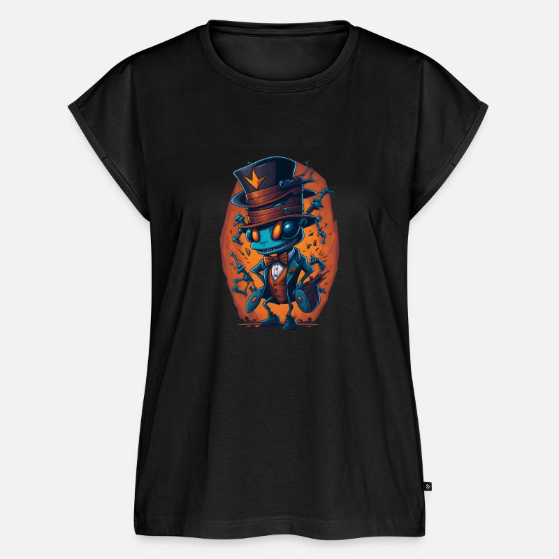Ant with Hat Funny - Women’s Premium Organic Top - black