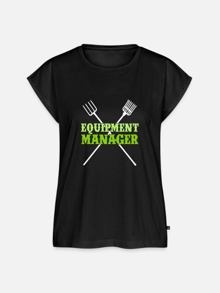 Equipment Manager 3C - Frauen Premium Bio Top - Schwarz