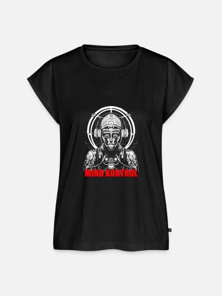 Gedankenkontrolle - Frauen Premium Bio Top - Schwarz