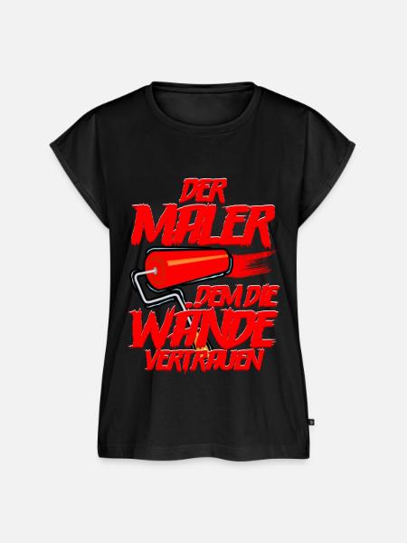 Maler - Frauen Premium Bio Top - Schwarz
