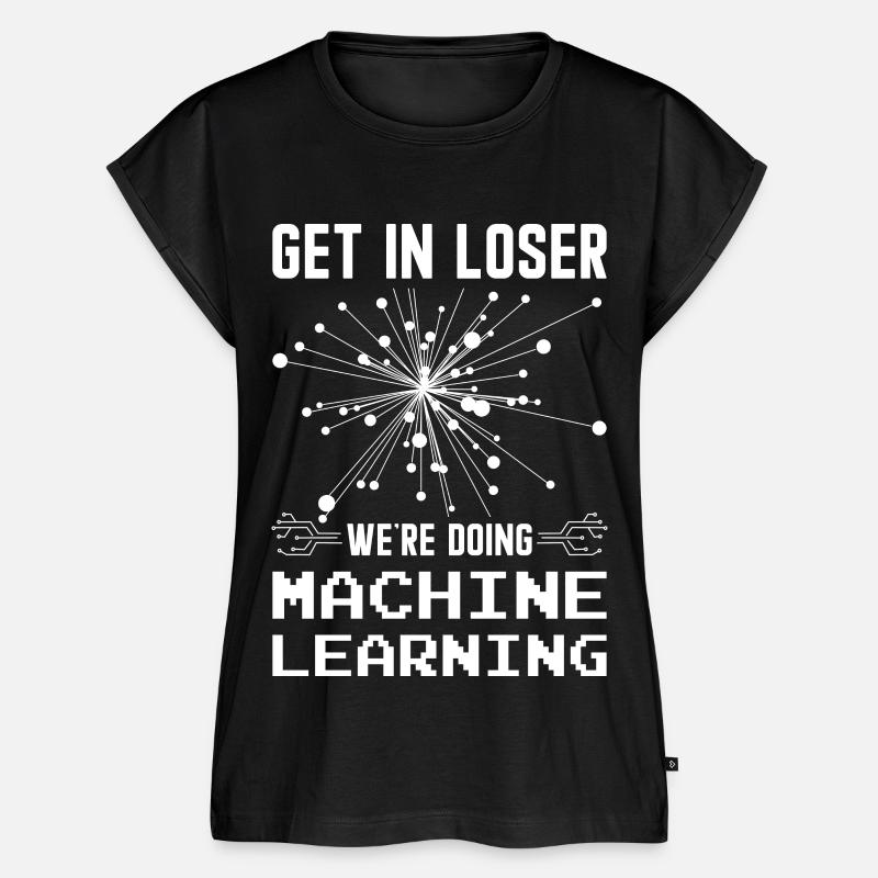 Machine Learning Algorithms AI Data Analyst - Women’s Premium Organic Top - black