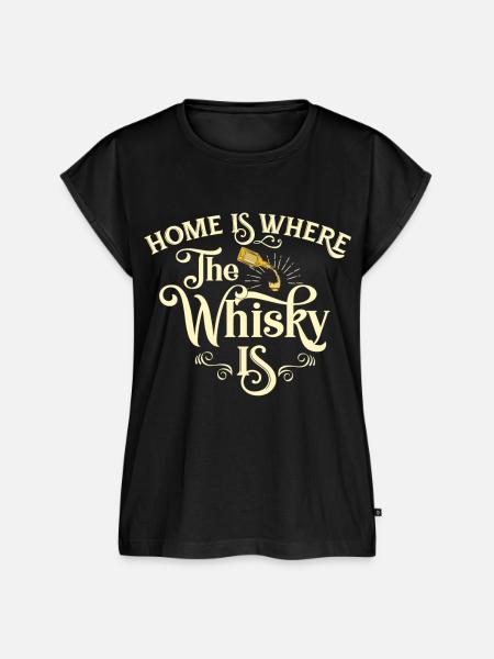 Whisky - Frauen Premium Bio Top - Schwarz