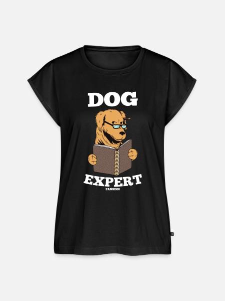 Dog Expert - Frauen Premium Bio Top - Schwarz