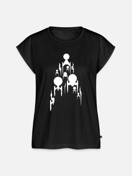 Star Trek Discovery Raumschiff - Frauen Premium Bio Top - Schwarz