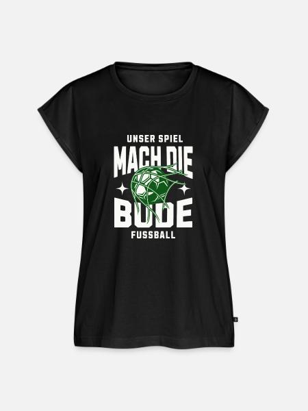 Toooooor!Bude gemacht! - Frauen Premium Bio Top - Schwarz