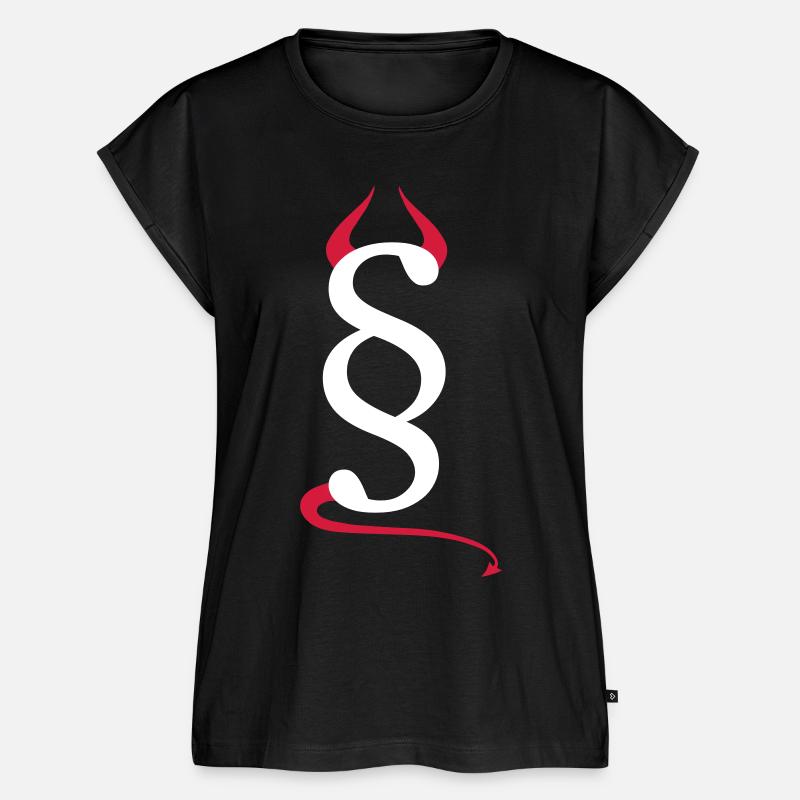 Devils paragraph - Women’s Premium Organic Top - black