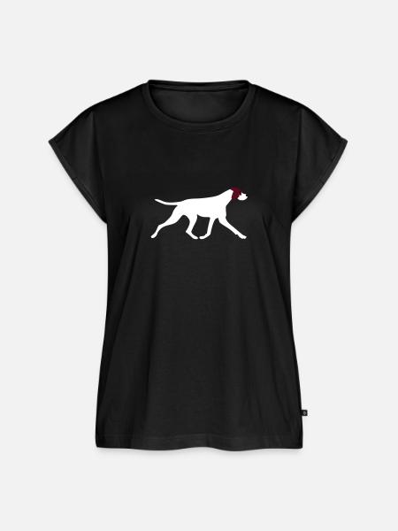Pointer - Frauen Premium Bio Top - Schwarz