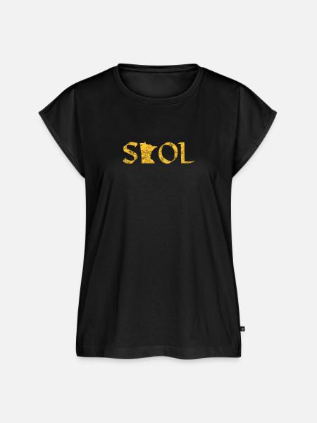 Minnesota Skol Merchandise - Frauen Premium Bio Top - Schwarz