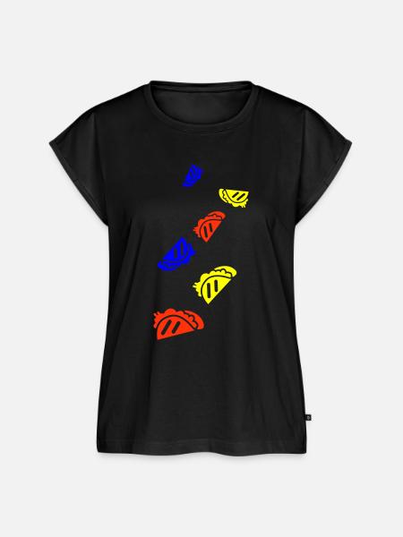 Hotdog Hunger - Frauen Premium Bio Top - Schwarz