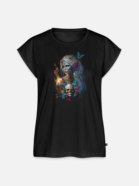 Traumfrau - Frauen Premium Bio Top - Schwarz