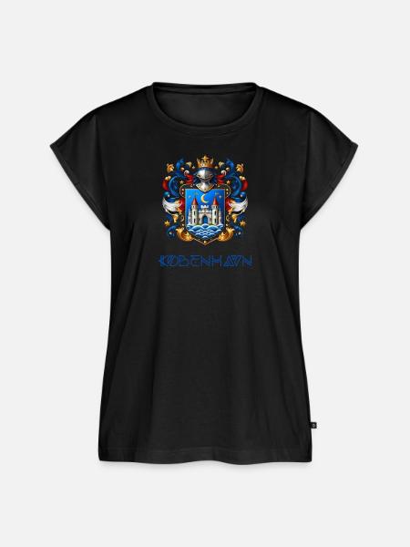 Kopenhagen - Frauen Premium Bio Top - Schwarz
