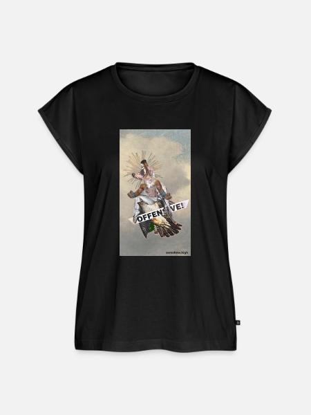 Offensive - Frauen Premium Bio Top - Schwarz