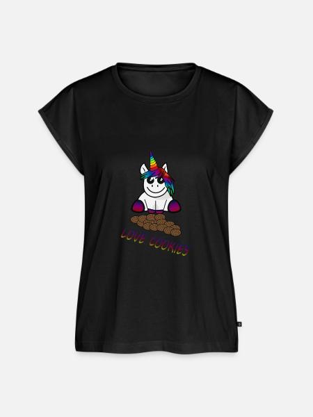 Lustiges Design - Frauen Premium Bio Top - Schwarz