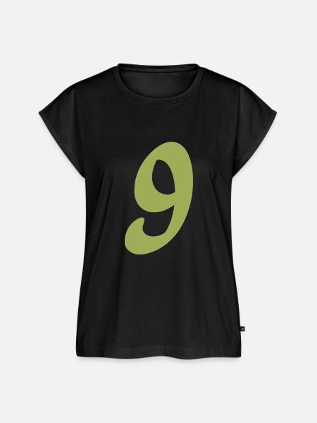 9 - Frauen Premium Bio Top - Schwarz