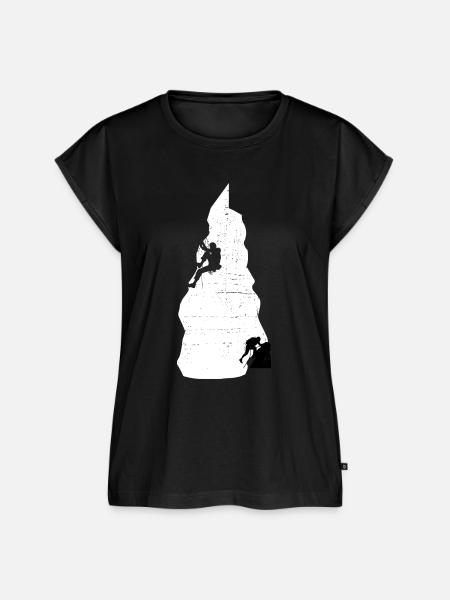 Klettern Bouldern - Frauen Premium Bio Top - Schwarz