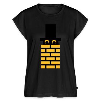 Schoorsteenveger - Vrouwen Premium Bio Top - zwart - Voor - AI Model Female 172 light (172cm)