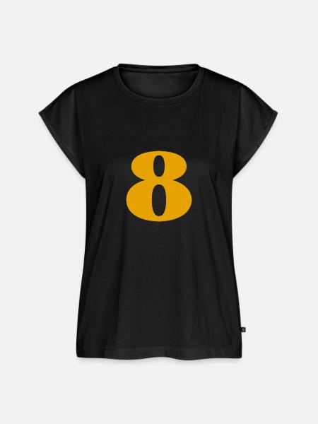 8 - Frauen Premium Bio Top - Schwarz