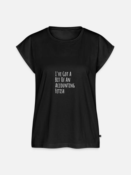 Buchhaltung Fetisch - Frauen Premium Bio Top - Schwarz