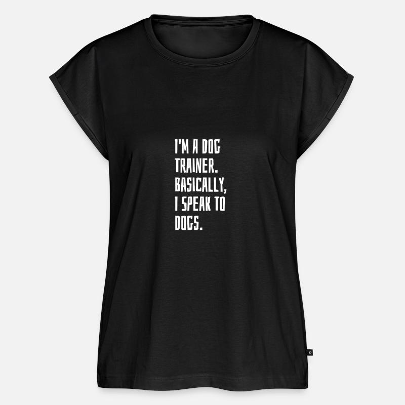 Dog Trainer - Women’s Premium Organic Top - black